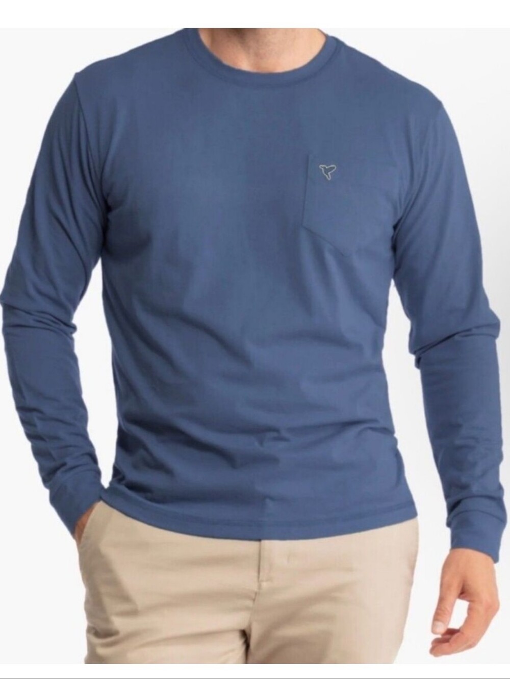 Birddogs Long Sleeve Crewneck Pocket Tee Shirt